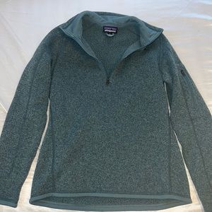 Blue Patagonia Synchilla Half-Zip Sweater, SIZE: Medium
